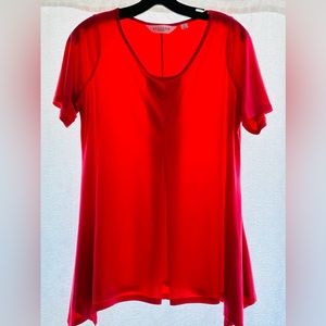 Red maternity top size M